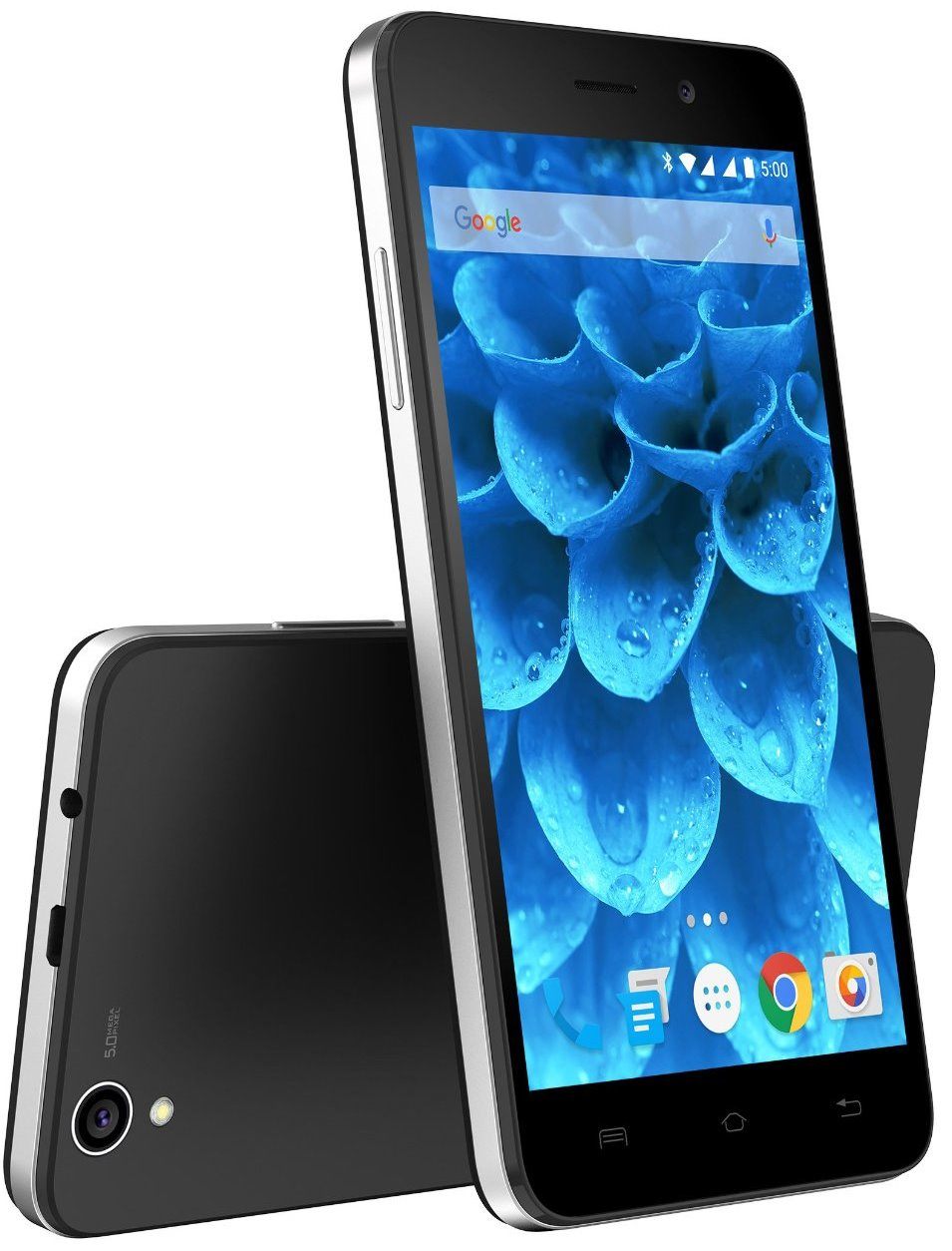 photos of the Lava Atom Iris 3 smartphone used for prototype testing